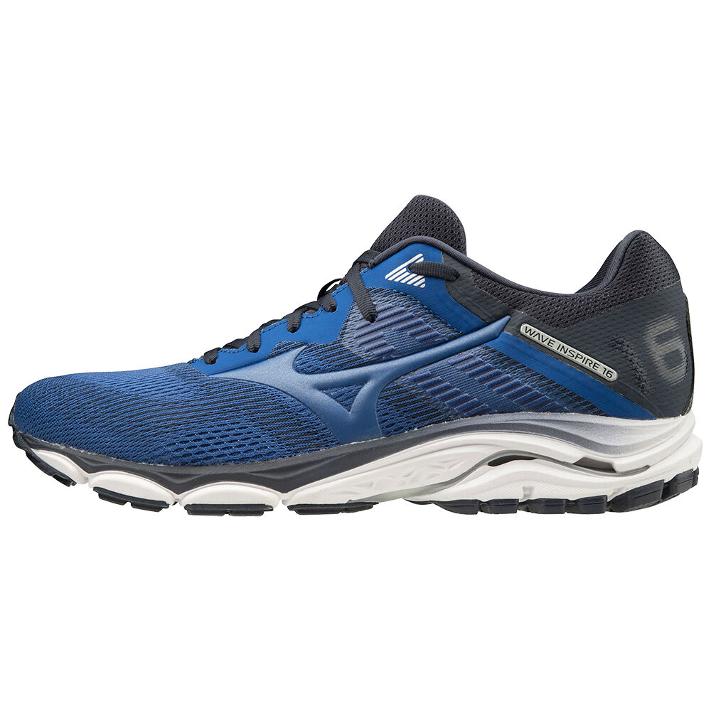 Mizuno Men's Wave Inspire 16 Running Shoes Blue/Navy (J1GC204429-ZCD)